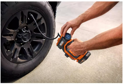 RIDGID 18V Cordless Portable Inflator (Tool Only)