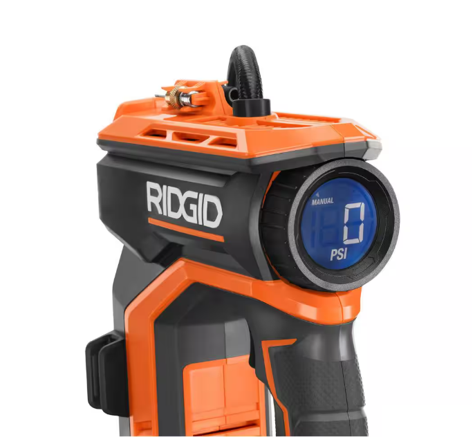 RIDGID 18V Cordless Portable Inflator (Tool Only)