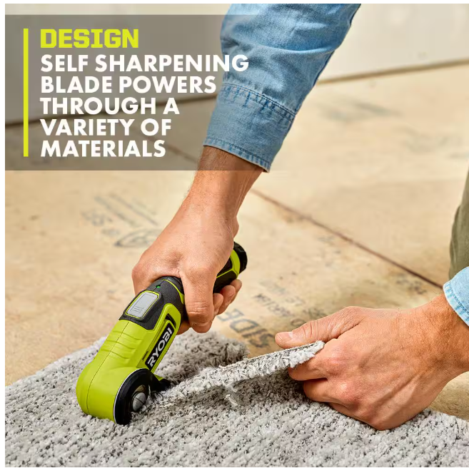 RYOBI USB Lithium Power Cutter Kit with 2.0 Ah USB Lithium Battery and Charging Cable