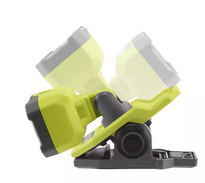 RYOBI USB Lithium Cordless Magnetic Clamp Light Kit with 2.0 Ah Battery and Charging Cable