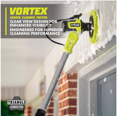 RYOBI 7 in. VORTEX Medium Bristle Brush