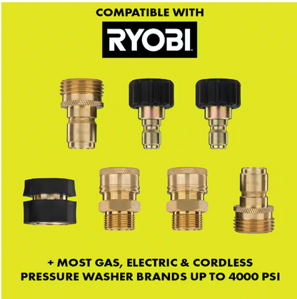 RYOBI 7-Piece Pressure Washer Quick Connect Upgrade Kit   $