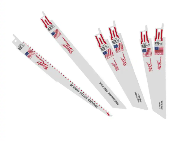 Milwaukee SAWZALL General Purpose Reciprocating Blade Set (6-Piece)