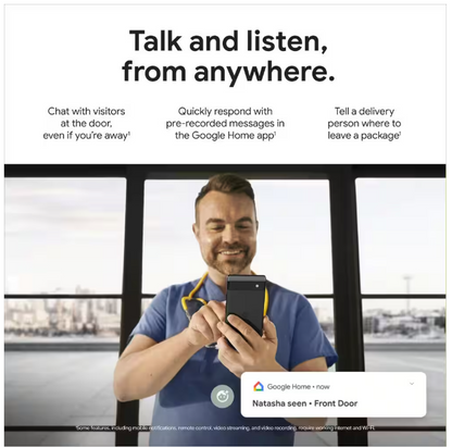 Google Nest Doorbell (Wired, 2nd Gen) - Ivy