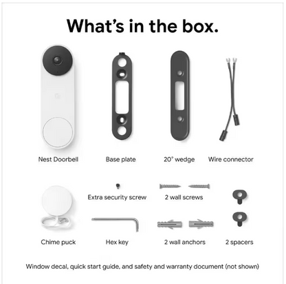 Google Nest Doorbell (Wired, 2nd Gen) - Ivy