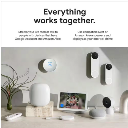 Google Nest Doorbell (Wired, 2nd Gen) - Ivy