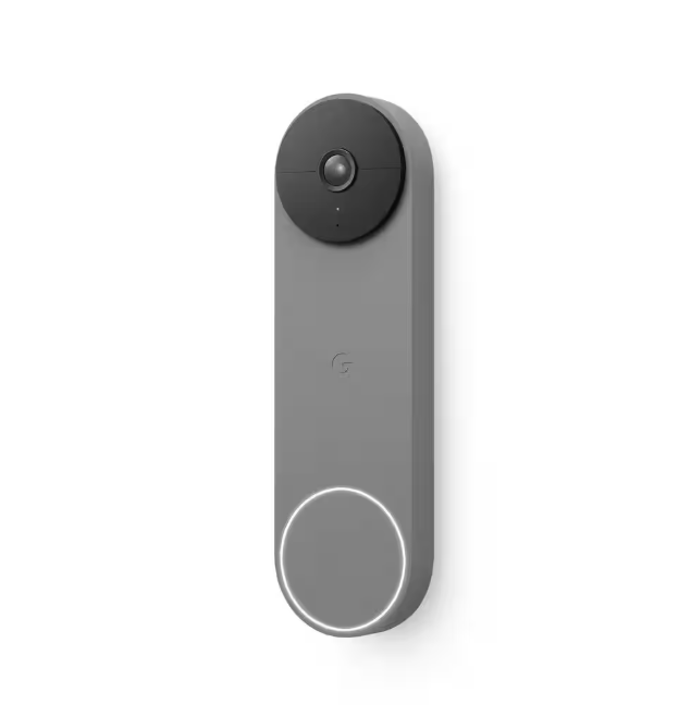 Google Nest Doorbell (Battery) - Smart Wi-Fi Video Doorbell Camera - Ash