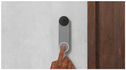 Google Nest Doorbell (Battery) - Smart Wi-Fi Video Doorbell Camera - Ash