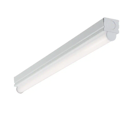 Metalux 2 ft. 16-Watt Equivalent, Integrated LED, White Finish, Strip Light Fixture, 4000K, 1150 Lumens