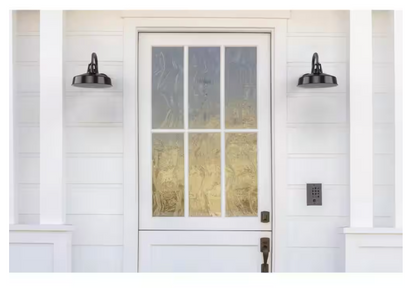 Progress Lighting Perry Court 1-Light Gloss Black Outdoor Wall Lantern