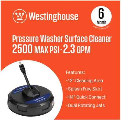 Westinghouse 12 in. 2500 PSI Pressure Washer Surface Cleaner