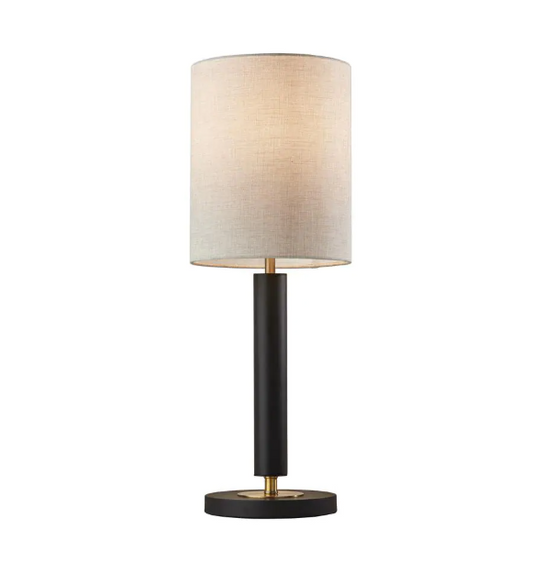 Adesso Hollywood 27 in. Black Table Lamp