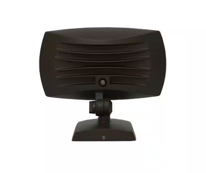 Commercial Electric 550W Equivalent Integrated LED Bronze Outdoor Wall/Flood Light, 8000 Lumens