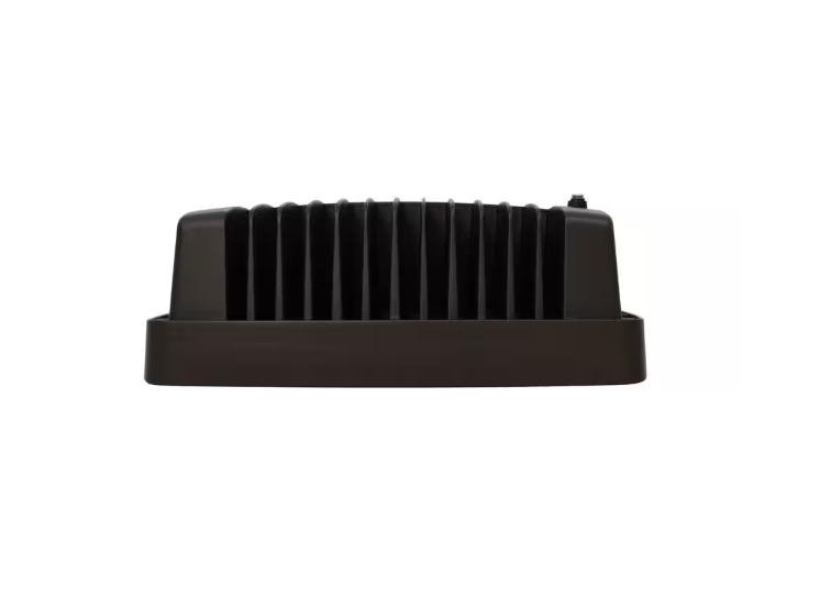 Commercial Electric 950W Equivalent Integrated LED Bronze Outdoor High Output Flood Light, 12,000 Lumens, 4000K, Dusk-to-Dawn