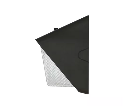Commercial Electric 175W Equivalent Integrated LED Bronze Dusk to Dawn Commercial Refractor Wall Pack Light, 6500 Lumens, 4000K