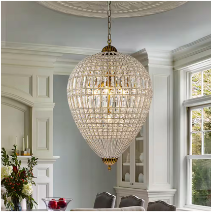 EDISLIVE Allenglade 5-Light Dimmable Brass Chandelier with Crystal Accent
