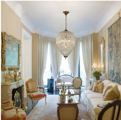 EDISLIVE Allenglade 5-Light Dimmable Brass Chandelier with Crystal Accent
