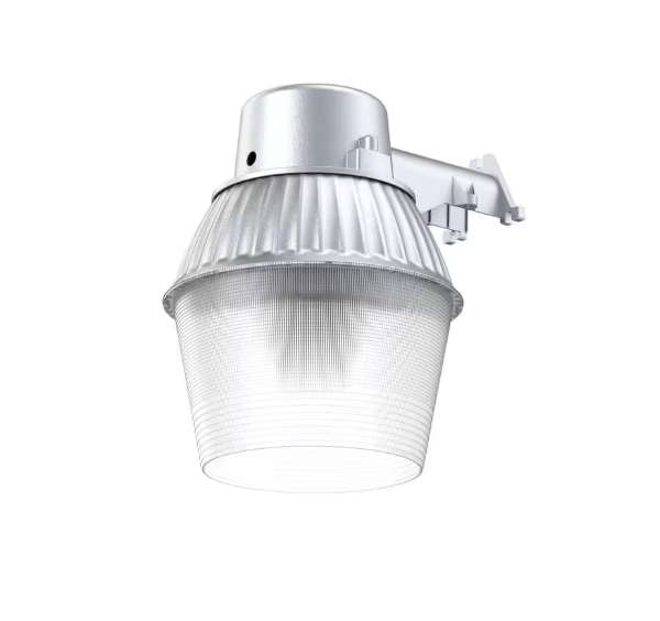 Commercial Electric 29-Watt LED Gray Dusk to Dawn Outdoor Barn Area Light, 4000K, 3300 Lumens