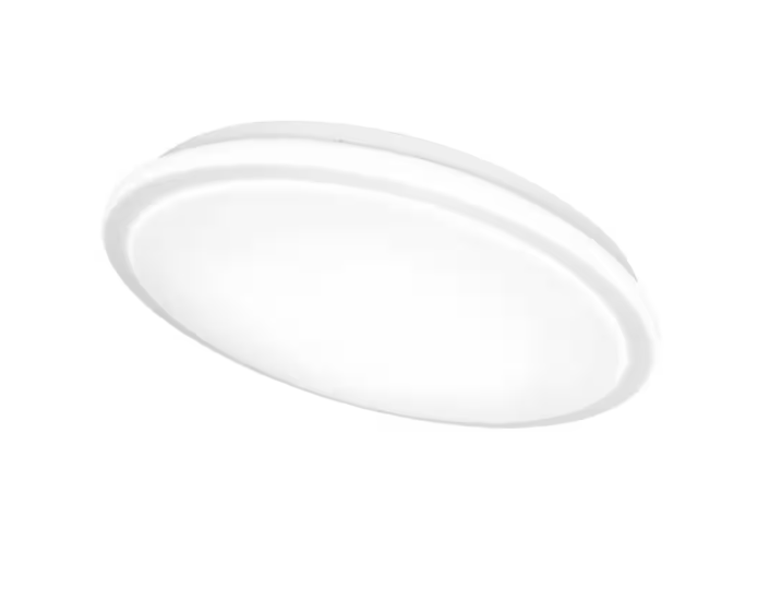 Commercial Electric 16 in. Low Profile LED Flush Mount Round Closet Light Fixture 1700 Lumens 3000K 4000K 5000K Dimmable Hallway Stairwell