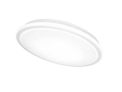 Commercial Electric 16 in. Low Profile LED Flush Mount Round Closet Light Fixture 1700 Lumens 3000K 4000K 5000K Dimmable Hallway Stairwell
