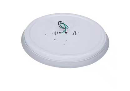 Commercial Electric 16 in. Low Profile LED Flush Mount Round Closet Light Fixture 1700 Lumens 3000K 4000K 5000K Dimmable Hallway Stairwell