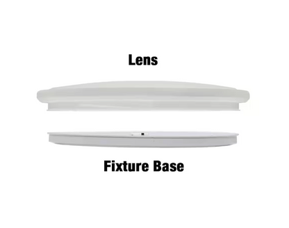 Commercial Electric 16 in. Low Profile LED Flush Mount Round Closet Light Fixture 1700 Lumens 3000K 4000K 5000K Dimmable Hallway Stairwell