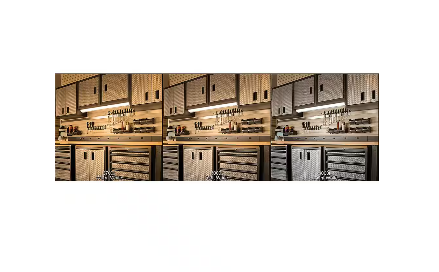 Commercial Electric Plug-In 36 inch Linkable LED Undercabinet Light Task Under Counter Kitchen Lighting 3 Color Temperature Options