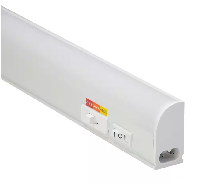 Commercial Electric Plug-In 36 inch Linkable LED Undercabinet Light Task Under Counter Kitchen Lighting 3 Color Temperature Options