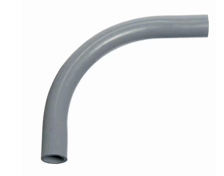 (3-Pack) Carlon 2 in. 90-Degree Schedule 80 PVC 24 in. Bend Radius Plain End Elbow