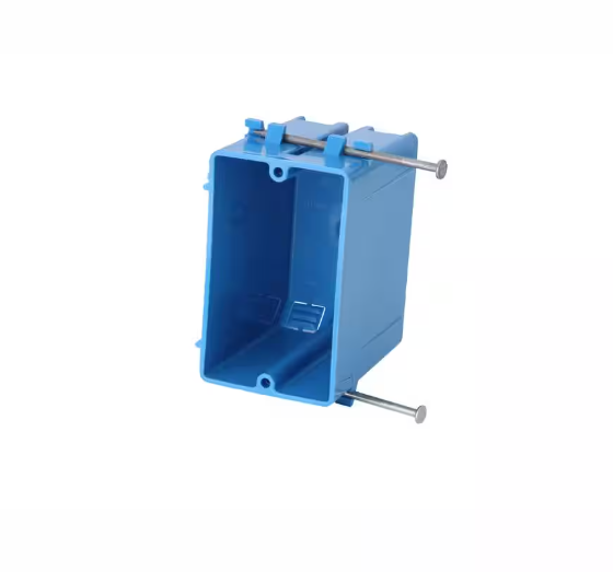 Carlon 1-Gang 20 cu. in. New Work PVC Electrical Outlet Box (Case of 100)