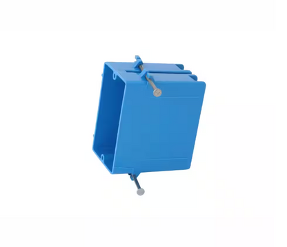 Carlon 1-Gang 20 cu. in. New Work PVC Electrical Outlet Box (Case of 100)