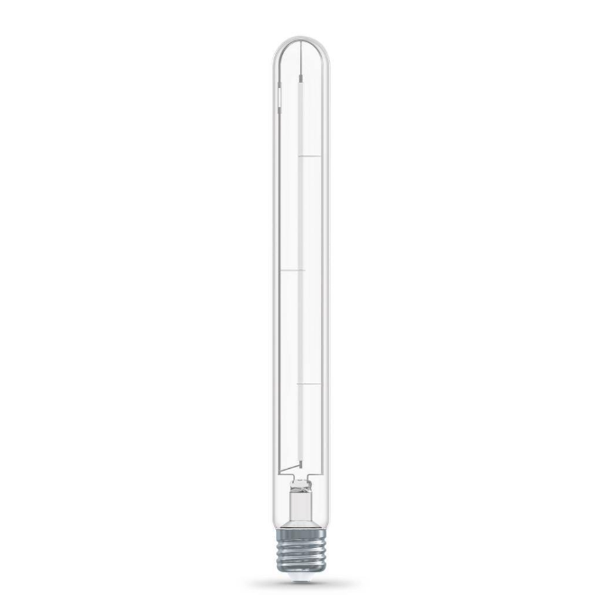 Feit Electric 60-Watt Equivalent T10XL Straight White Thin Filament Clear E26 Vintage Edison LED Light Bulb, Soft White 2700K (4-Pack)