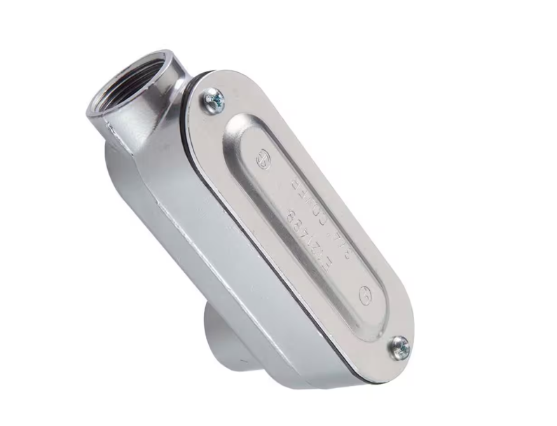(3-Pack) Halex 1 in. Rigid Threaded Aluminum Conduit Body