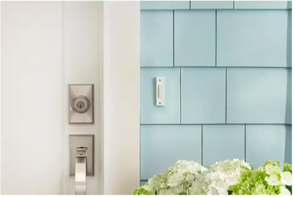 Defiant Wired Contractor Doorbell Kit with 2 Wired Push Buttons, White
