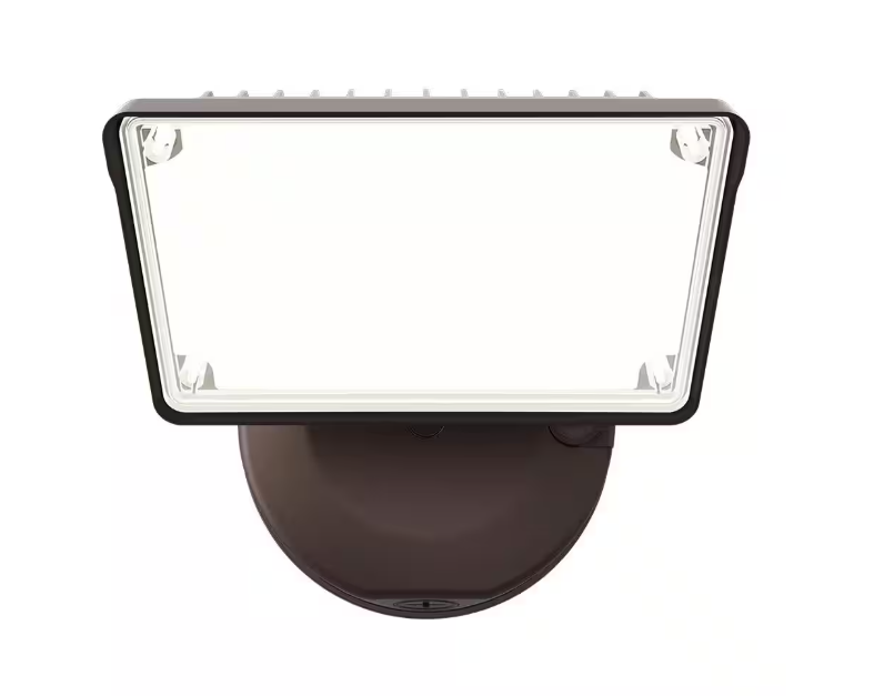 HALO TGS 120-Watt 90° Bronze Outdoor Integrated LED Flood Light