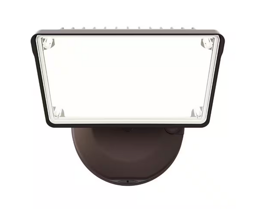HALO TGS 120-Watt 90° Bronze Outdoor Integrated LED Flood Light