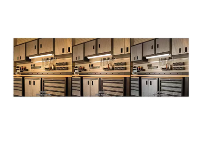 Commercial Electric Plug-In 24 inch Linkable LED Undercabinet Light Task Under Counter Kitchen Lighting 3 Color Temperature Options