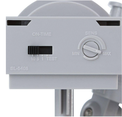 Defiant 110 Degree Motion Sensor Grey Two-Light Outdoor Flood Light