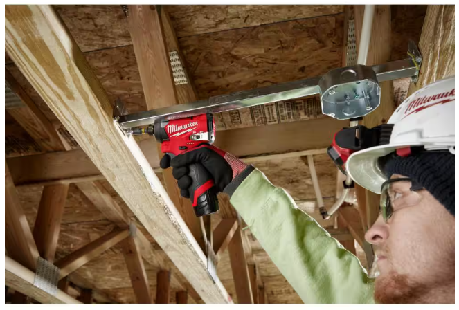 Milwaukee M12 FUEL 12-Volt Lithium-Ion Brushless Cordless 1/4 in. Hex Impact Driver Compact Kit W 2.0Ah Battery and Bag
