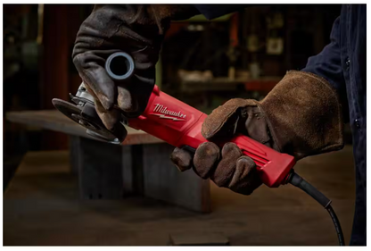 Milwaukee 11 Amp Corded 4-1/2 in. Small Angle Grinder with Lock-On Paddle Switch