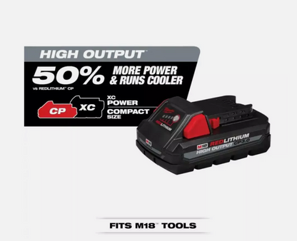 Milwaukee M18 18-Volt 175-Watt Lithium-Ion Powered Compact Inverter with 3.0 Ah Battery