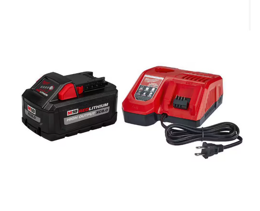 Milwaukee M18 18-Volt Lithium-Ion HIGH OUTPUT Starter Kit with XC 8.0Ah Battery and Rapid Charger