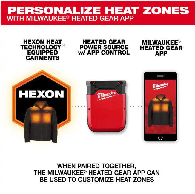Milwaukee M12 Heated Gear Power Source with App Control