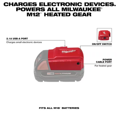 Milwaukee M18 18-Volt Lithium-Ion Cordless Power Source (Tool-Only)