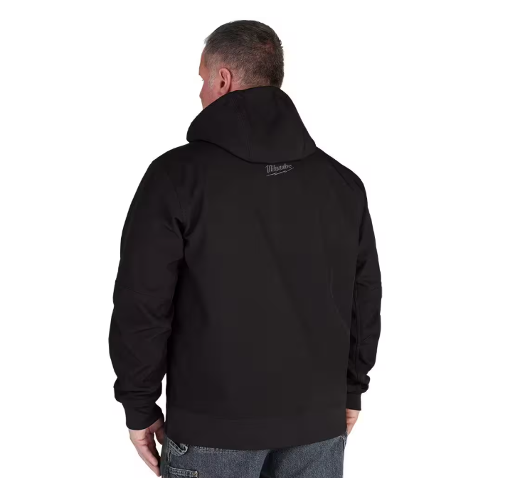 Milwaukee Men's Large Black FREEFLEX Softshell Hooded Jacket