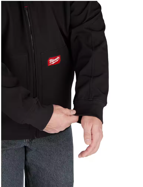 Milwaukee Men's Large Black FREEFLEX Softshell Hooded Jacket
