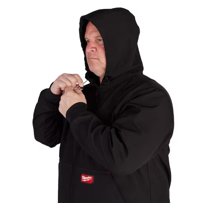 Milwaukee Men's Large Black FREEFLEX Softshell Hooded Jacket
