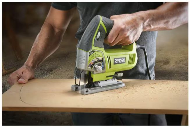 RYOBI 4.8 Amp Corded Variable Speed Orbital Jig Saw