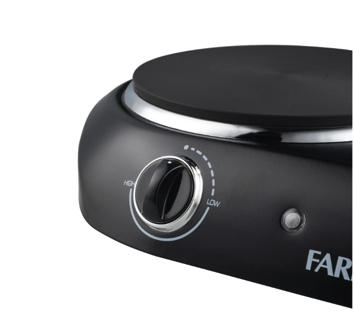 Farberware Royalty 1800 W Double Burner Black Electric Cooktop