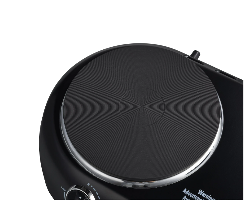 Farberware Royalty 1800 W Double Burner Black Electric Cooktop